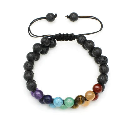 Fashion Geometric Stone Braid Bracelets