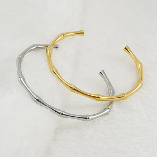 Fashion Geometric Titanium Steel Bangle Plating Stainless Steel Bracelets