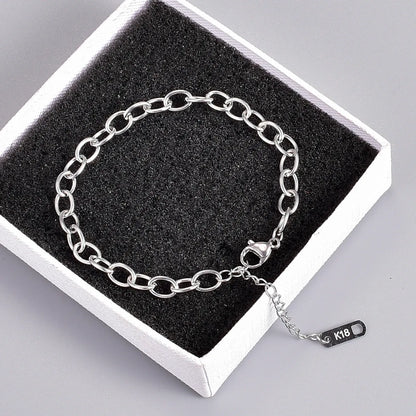 Fashion Geometric Titanium Steel Plating Bracelets