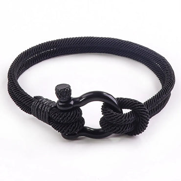 Fashion Geometric Titanium Steel Knitting Unisex Bracelets 1 Piece