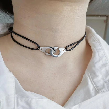 Fashion Geometric Titanium Steel Plating Choker 1 Piece