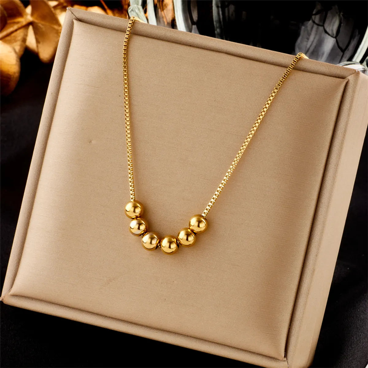 Fashion Geometric Titanium Steel Plating Necklace 1 Piece