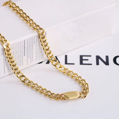 Fashion Geometric Titanium Steel Plating Necklace