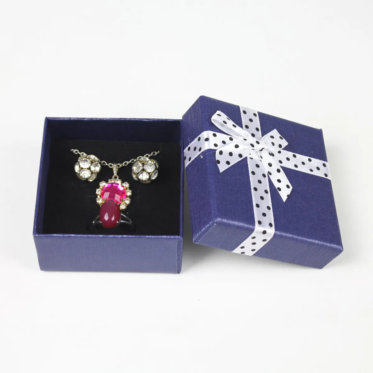 Fashion Gift Ring Earrings Display Jewelry Accessories Packing Box