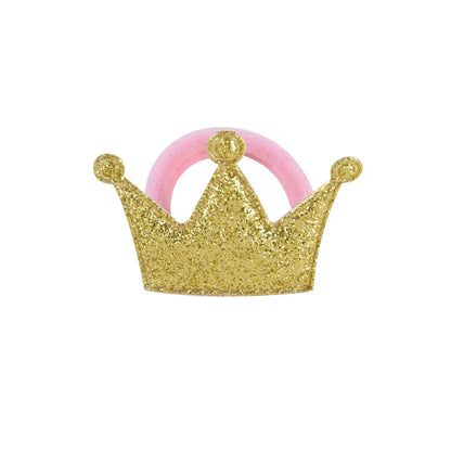 Fashion Glossy Frosted Crown Girls Hair Rope Children'S Head Accessories