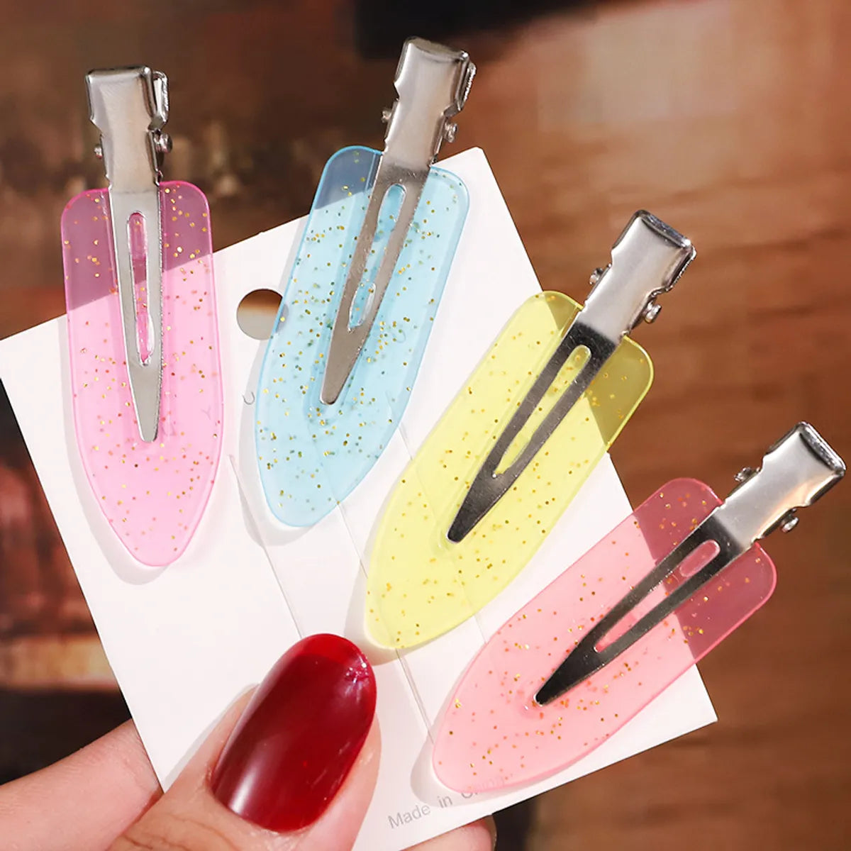 Fashion Gradient Color Alloy Hair Clip