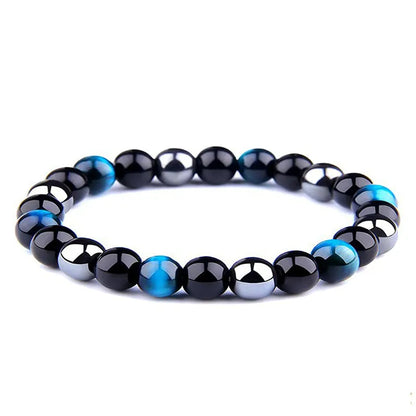 Fashion Gradient Color Natural Stone Beaded Bracelets 1 Piece