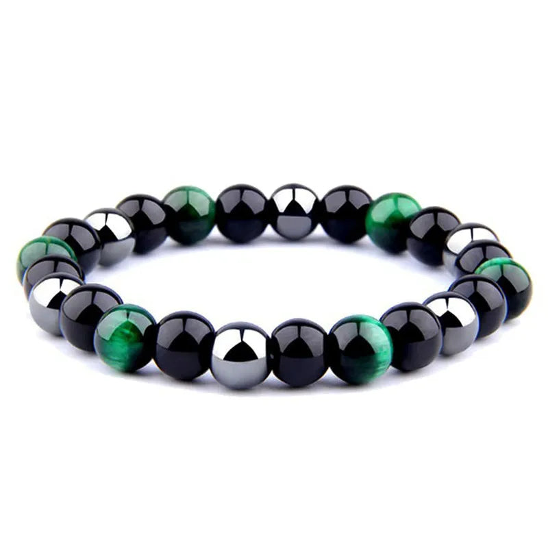 Fashion Gradient Color Natural Stone Beaded Bracelets 1 Piece