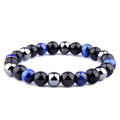 Fashion Gradient Color Natural Stone Beaded Bracelets 1 Piece