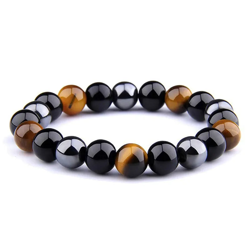 Fashion Gradient Color Natural Stone Beaded Bracelets 1 Piece