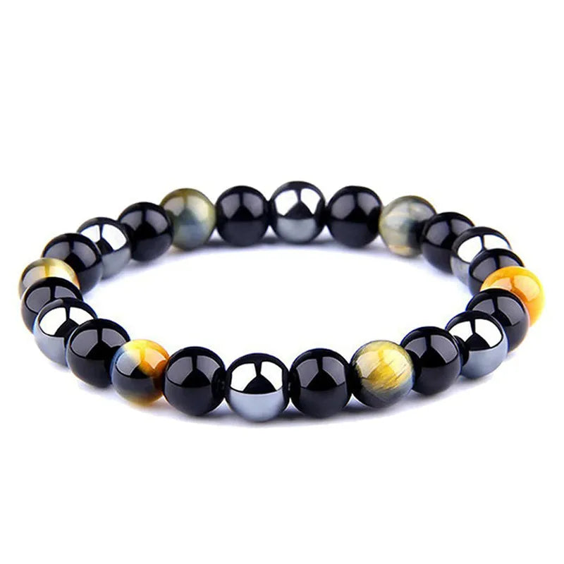 Fashion Gradient Color Natural Stone Beaded Bracelets 1 Piece