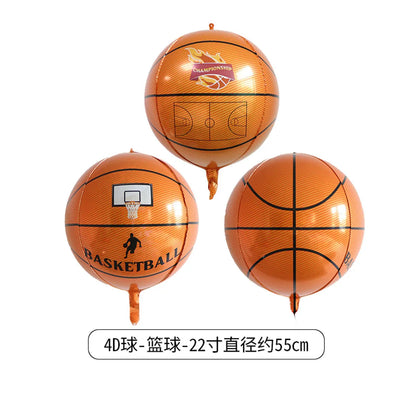 Fashion Gradient Football 4d Balloon Decoration