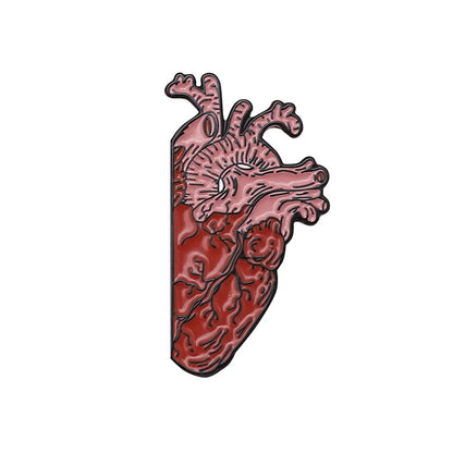 Fashion Heart Alloy Stoving Varnish Unisex Brooches