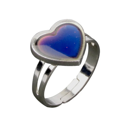 Fashion Heart Color Changing Ring