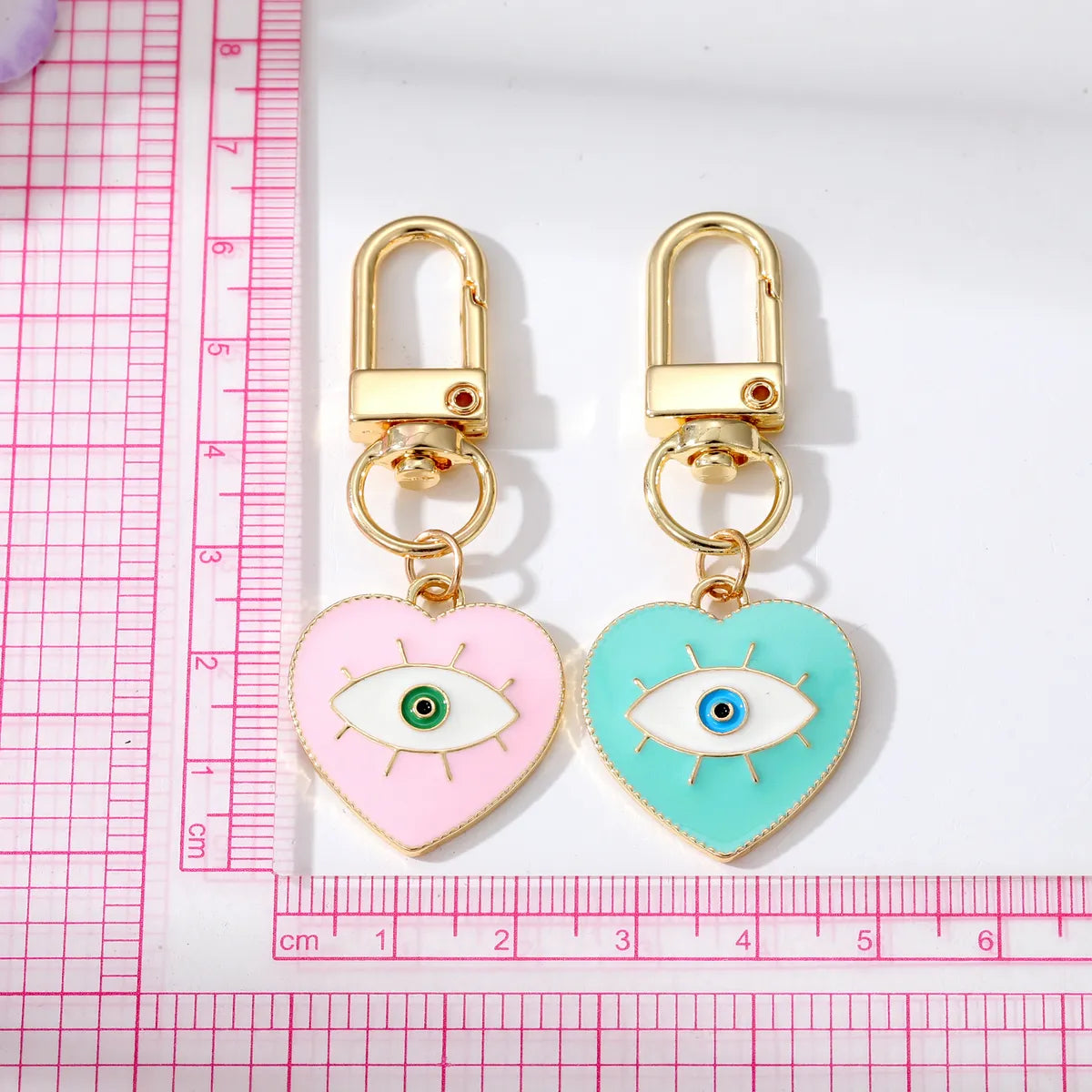 Fashion Heart Shape Alloy Bag Pendant Keychain 1 Piece