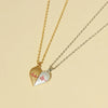 Fashion Heart Shape Alloy Plating Unisex Pendant Necklace 1 Piece