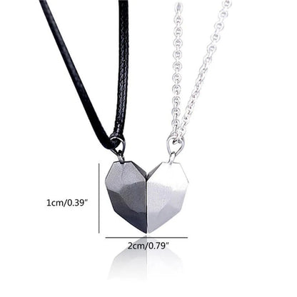 Fashion Heart Shape Alloy Plating Unisex Pendant Necklace 1 Set