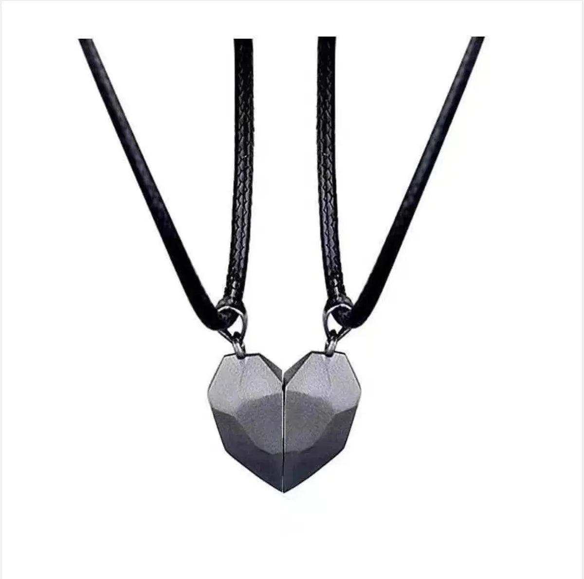 Fashion Heart Shape Alloy Plating Unisex Pendant Necklace 1 Set