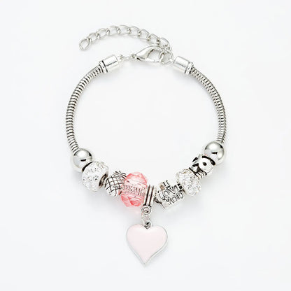 Fashion Heart Shape Alloy Plating Women's Bracelets