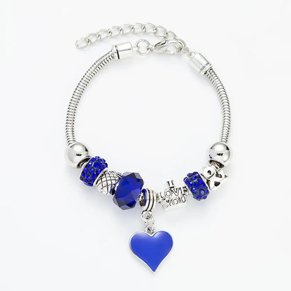 Fashion Heart Shape Alloy Plating Women's Bracelets