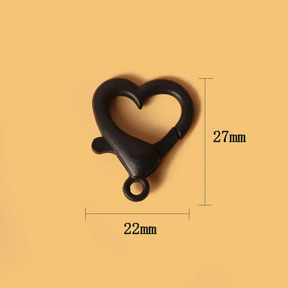 1 Piece 22 * 27mm Arylic Heart Shape Jewelry Buckle