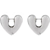 1 Pair Fashion Heart Shape Plating Copper Earrings