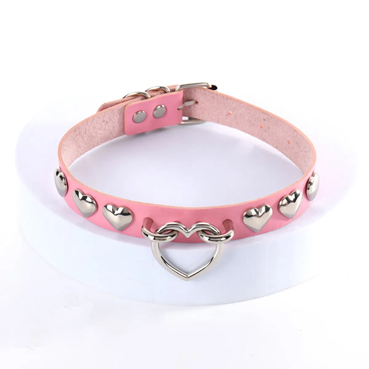 Fashion Heart Shape Metal Choker