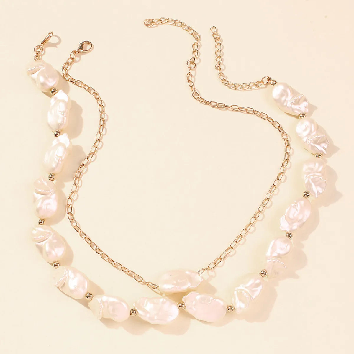 Fashion Holiday Style Irregular Pearl Necklace Creative Wild Necklace Set Wholesale Gooddiy