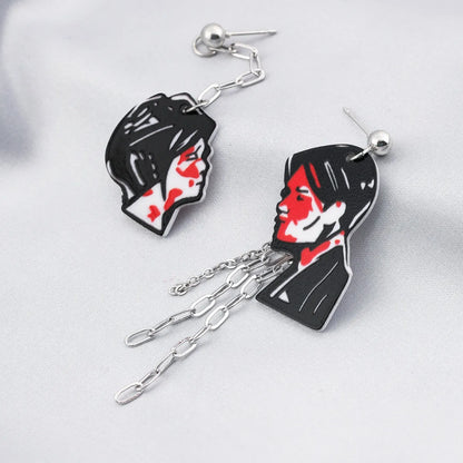 Fashion Human Alloy Women's Drop Earrings 1 Pair