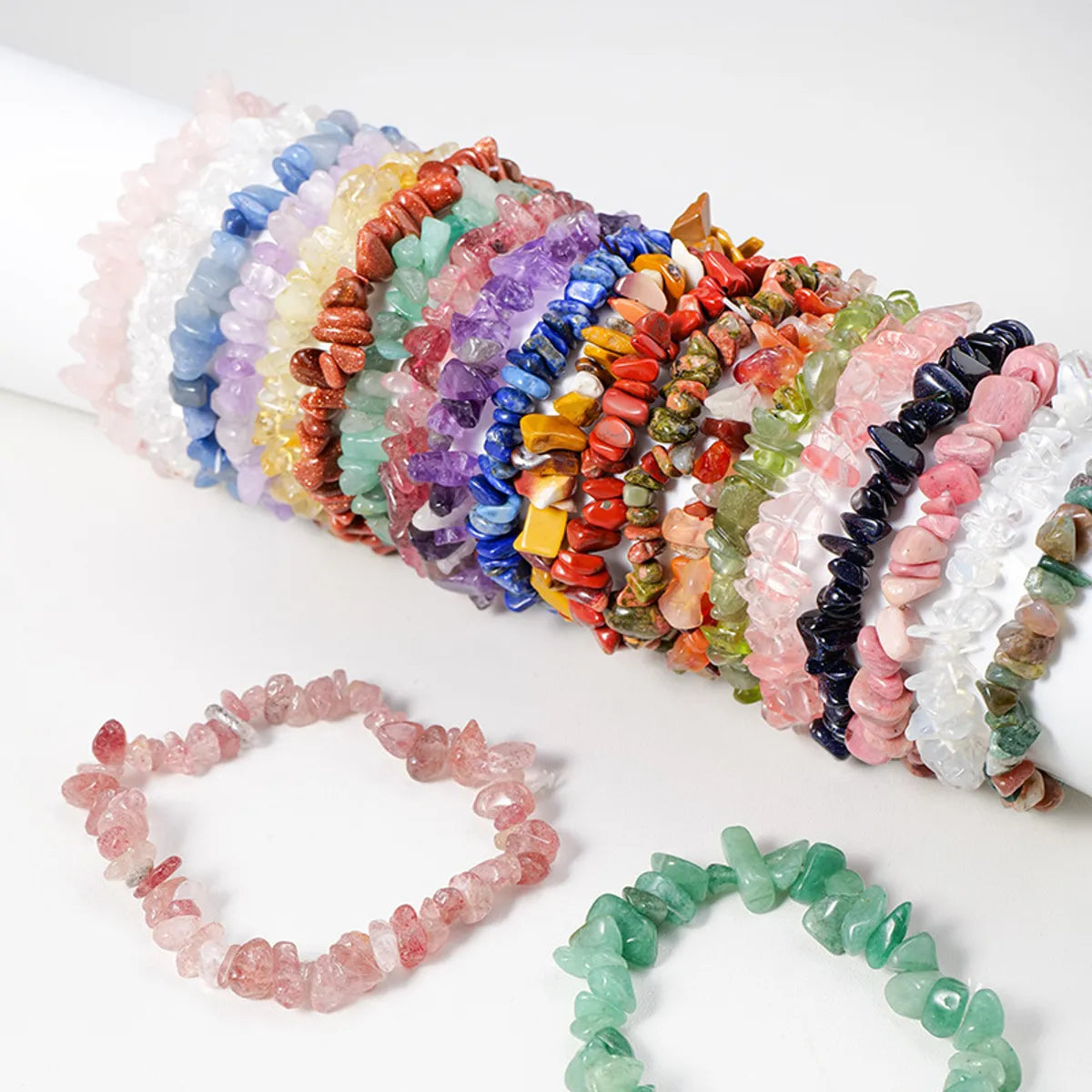 Fashion Irregular Crystal Beaded Bracelets