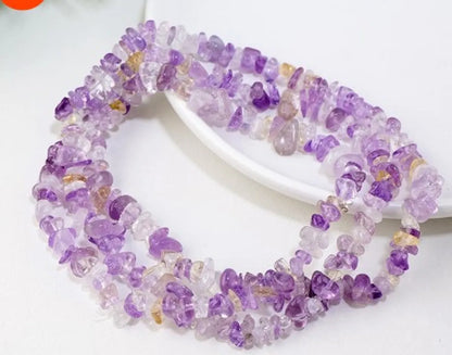 1 Piece Circumference Is About 80cm Crystal Irregular Beads