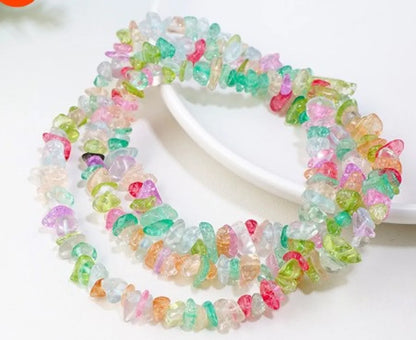 1 Piece Circumference Is About 80cm Crystal Irregular Beads