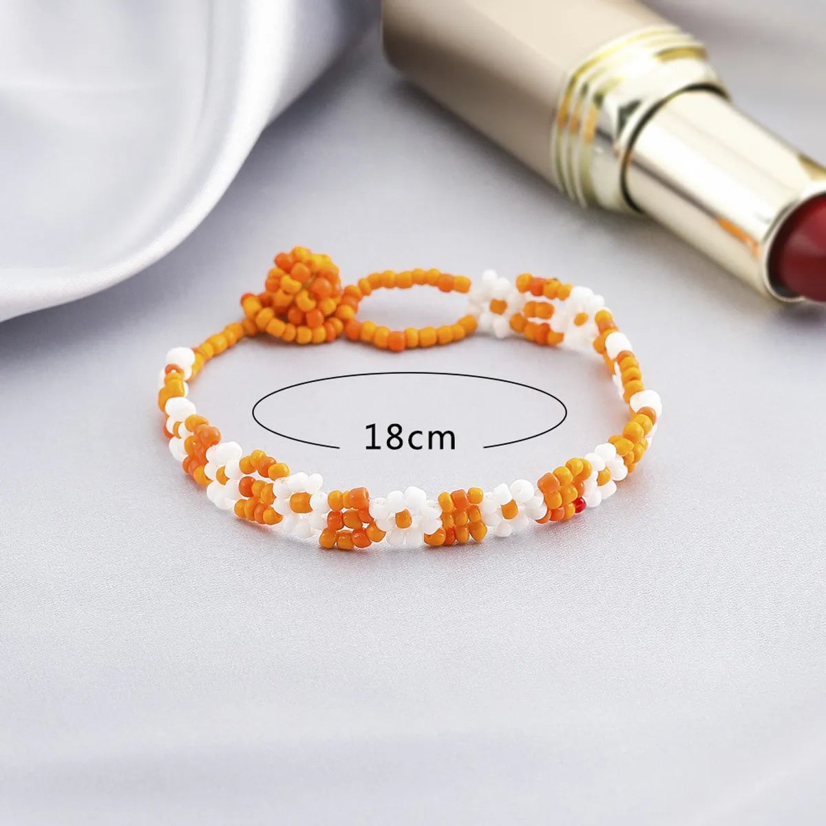 Fashion Jewelry Color Ethnic Mixed Color Flower Bead Bracelet Wholesale