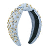 Fashion Knot Cloth Inlay Rhinestones Hair Band 1 Piece