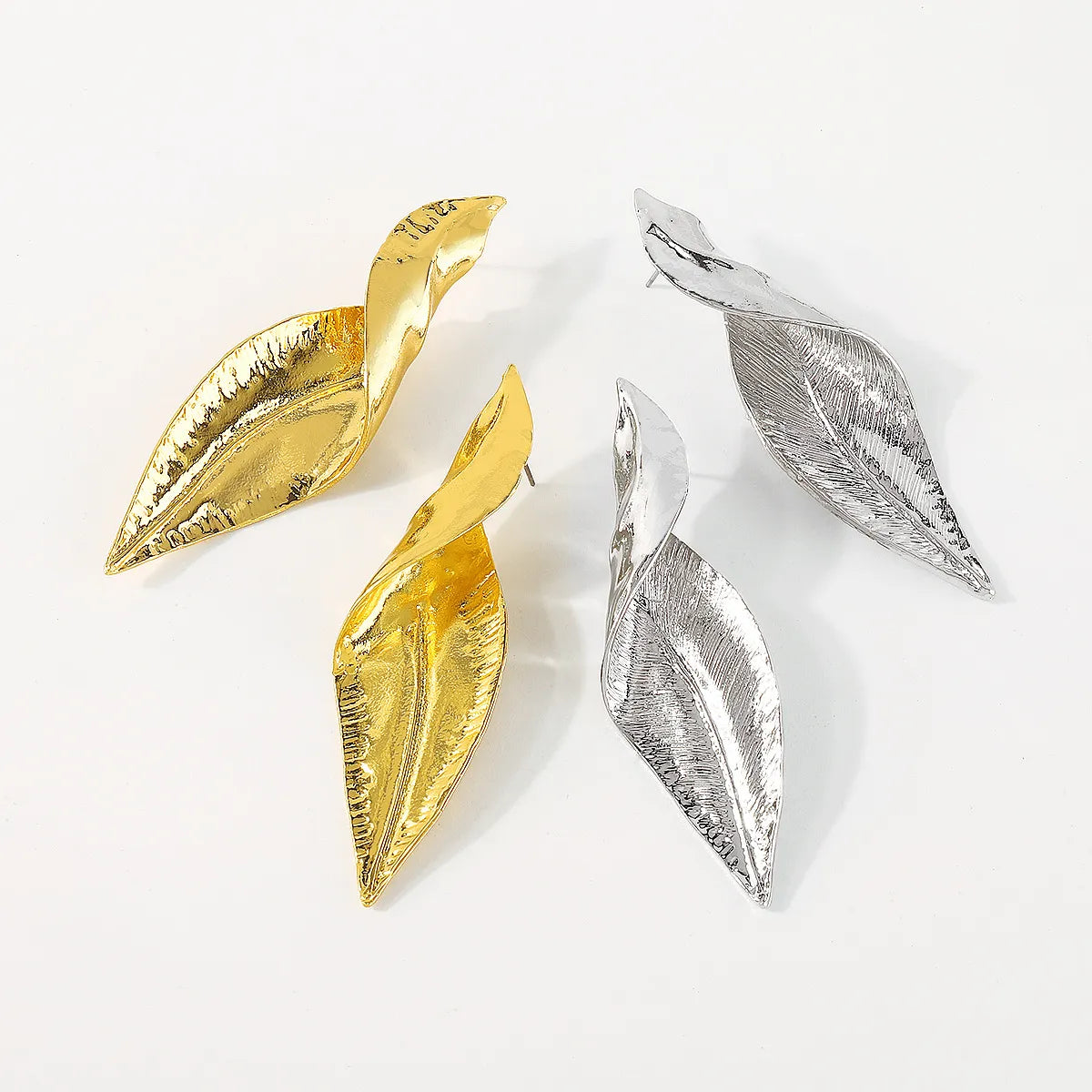 Fashion Leaves Alloy Plating Women's Drop Earrings 1 Pair