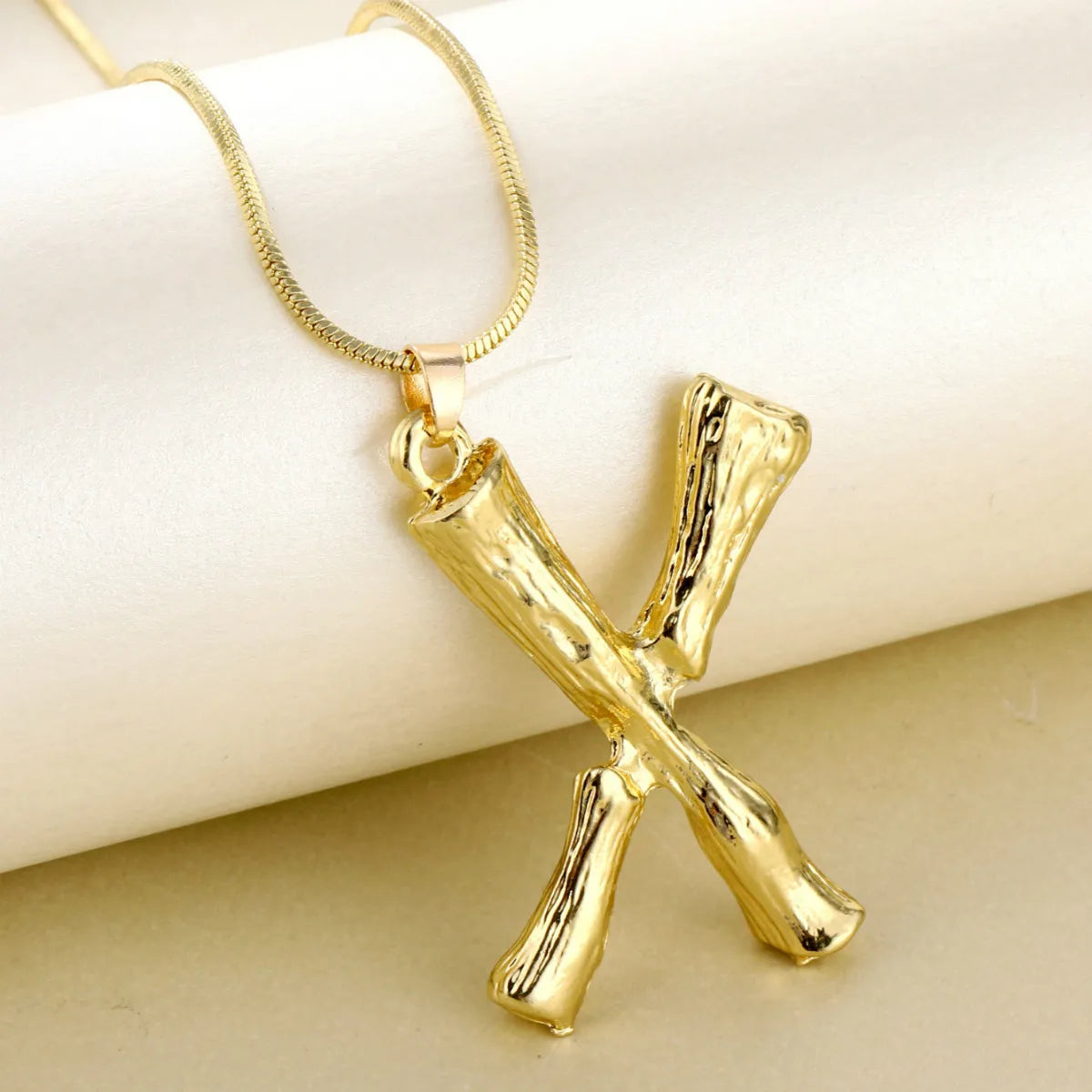 Fashion Letter Alloy Plating Women'S Pendant Necklace