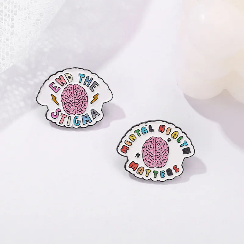 Fashion Letter Alloy Stoving Varnish Unisex Brooches