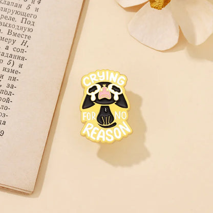 Fashion Letter Cat Alloy Plating Unisex Brooches