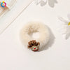 Fashion Letter Cloth Handmade Hair Tie 1 Piece