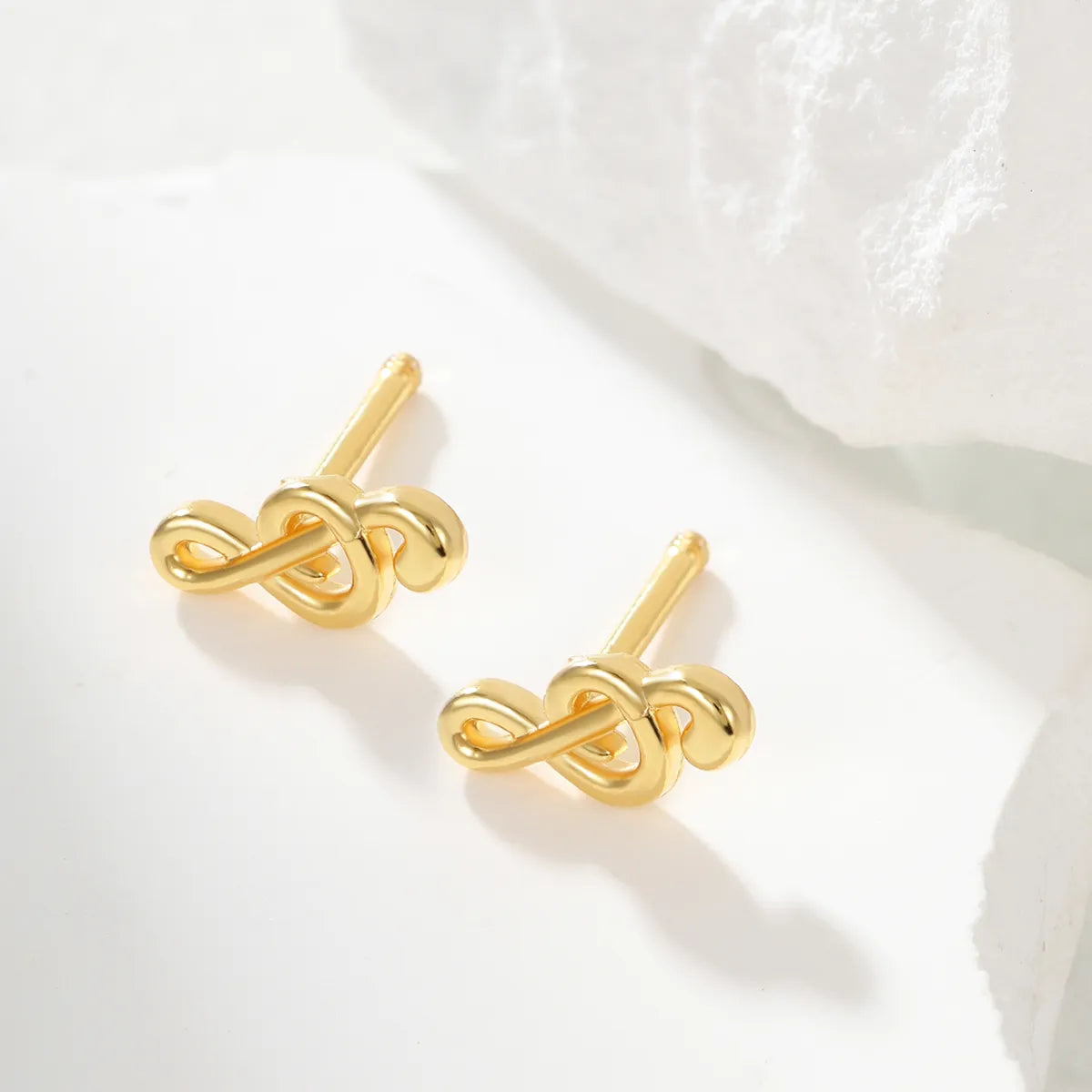 Fashion Letter Crown Dragonfly Stainless Steel Plating Ear Studs 1 Pair