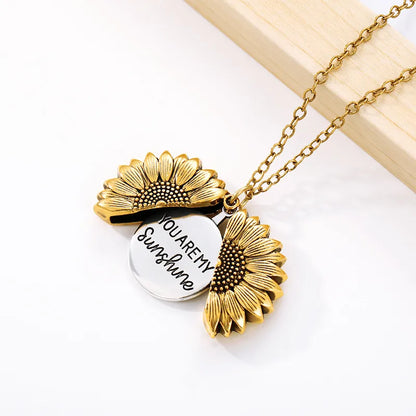 Fashion Letter Flower Alloy Plating Women'S Pendant Necklace 1 Piece