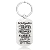 Fashion Letter Metal Printing Keychain 1 Piece