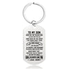 Fashion Letter Metal Printing Keychain 1 Piece