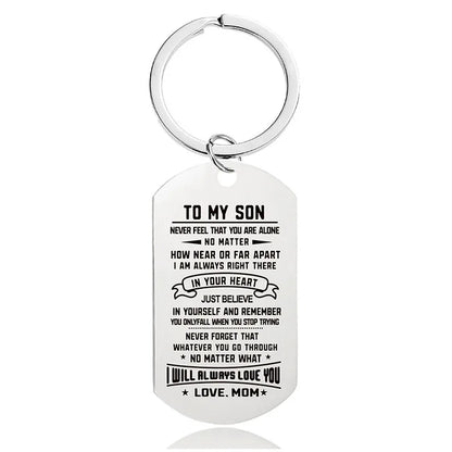 Fashion Letter Metal Printing Keychain 1 Piece