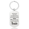 Fashion Letter Metal Printing Keychain 1 Piece