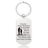 Fashion Letter Metal Printing Keychain 1 Piece