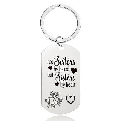 Fashion Letter Metal Printing Keychain 1 Piece