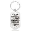 Fashion Letter Metal Printing Keychain 1 Piece