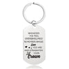 Fashion Letter Metal Printing Keychain 1 Piece