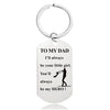 Fashion Letter Metal Printing Keychain 1 Piece